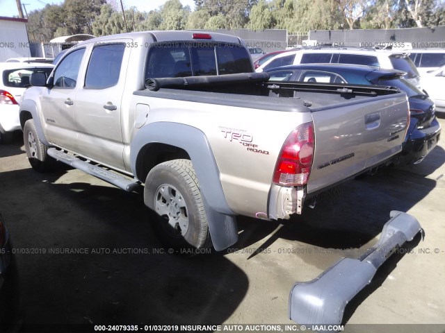 5TEJU62N77Z420594 - 2007 TOYOTA TACOMA DOUBLE CAB PRERUNNER GOLD photo 3