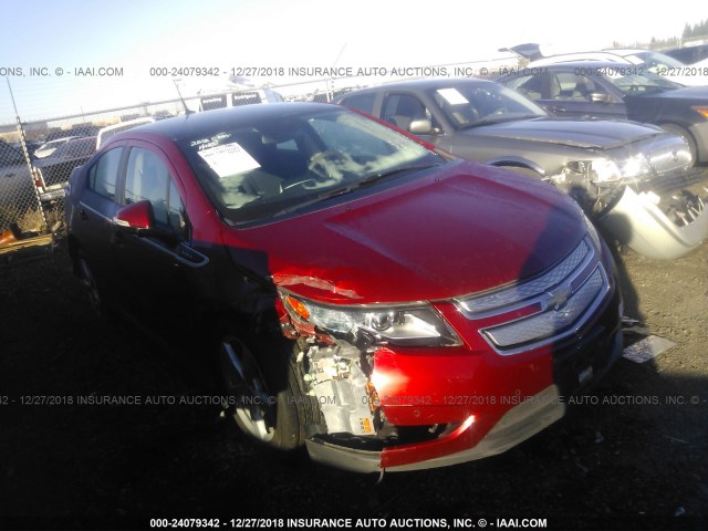 1G1RE6E43CU115656 - 2012 CHEVROLET VOLT BURGUNDY photo 1