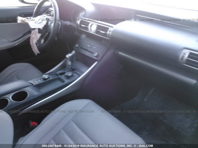 JTHBF1D29F5056425 - 2015 LEXUS IS 250 GRAY photo 5