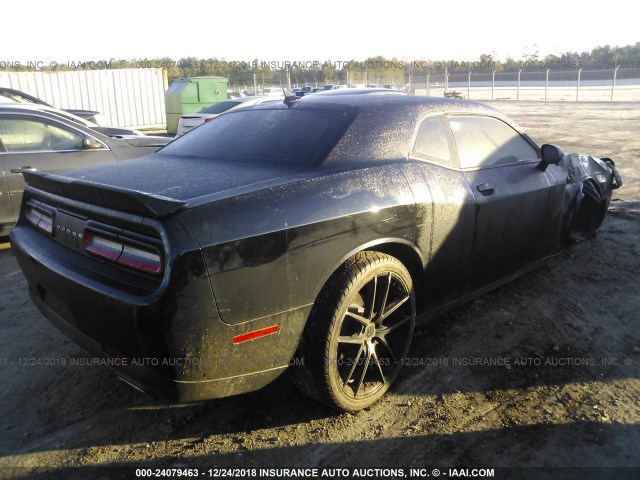 2C3CDZAG6JH161682 - 2018 DODGE CHALLENGER SXT BLACK photo 4