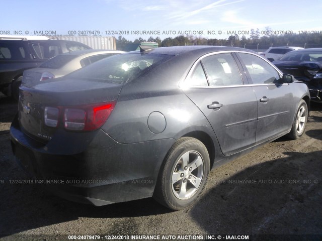 1G11B5SA0GU109815 - 2016 CHEVROLET MALIBU LIMITED LS BLACK photo 4