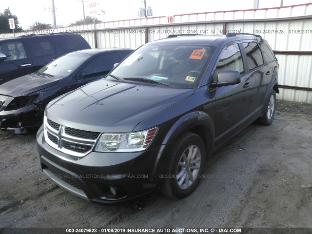 3C4PDCBG7FT529164 - 2015 DODGE JOURNEY SXT GRAY photo 2