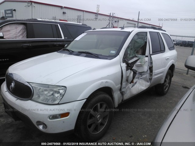 5GADS13S042343465 - 2004 BUICK RAINIER CXL WHITE photo 2