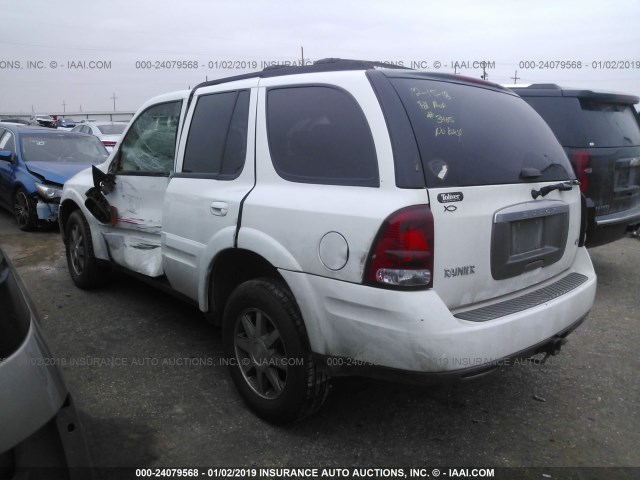 5GADS13S042343465 - 2004 BUICK RAINIER CXL WHITE photo 3