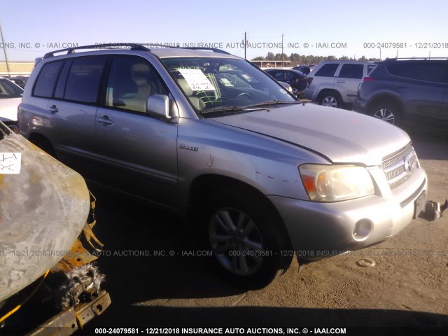 JTEEW21A270038200 - 2007 TOYOTA HIGHLANDER HYBRID SILVER photo 1