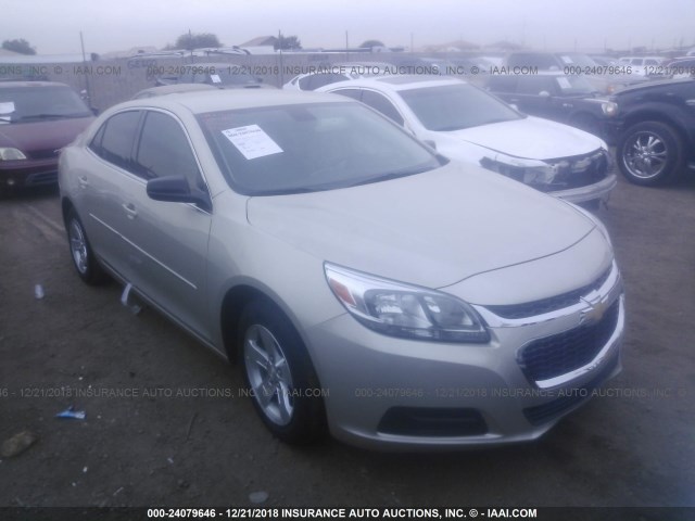 1G11B5SL5EF160455 - 2014 CHEVROLET MALIBU LS GOLD photo 1