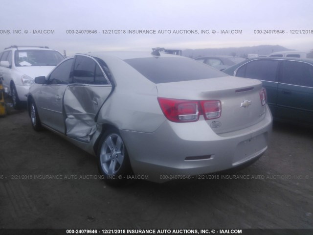 1G11B5SL5EF160455 - 2014 CHEVROLET MALIBU LS GOLD photo 3