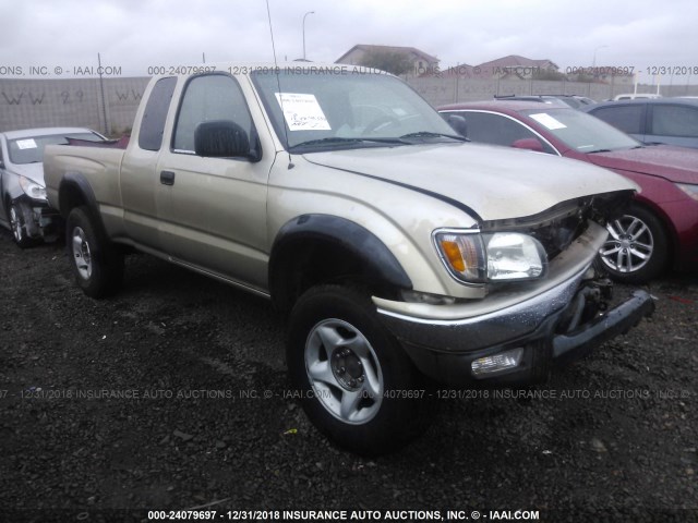 5TEWN72N31Z774225 - 2001 TOYOTA TACOMA XTRACAB BEIGE photo 1