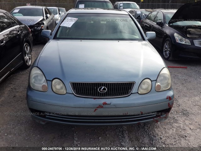 JT8BD68S3Y0087439 - 2000 LEXUS GS 300 BLUE photo 6