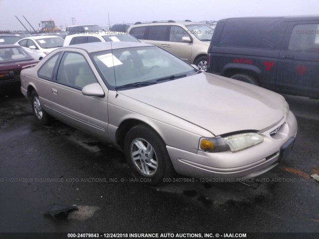 1FALP6244VH118403 - 1997 FORD THUNDERBIRD LX GOLD photo 1