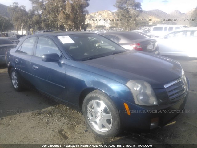 1G6DP567650160988 - 2005 CADILLAC CTS HI FEATURE V6 BLUE photo 1