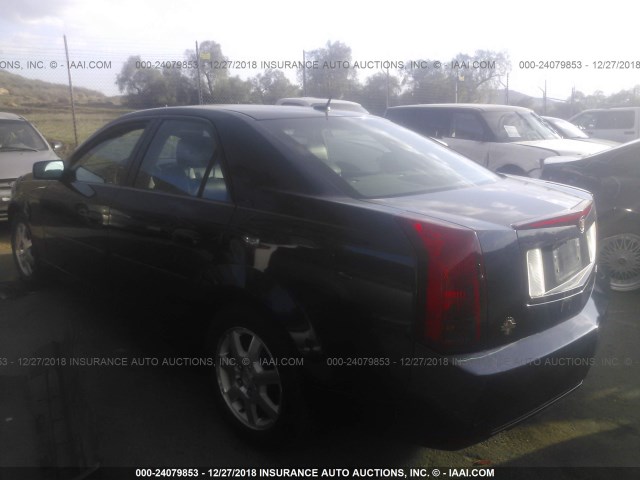 1G6DP567650160988 - 2005 CADILLAC CTS HI FEATURE V6 BLUE photo 3