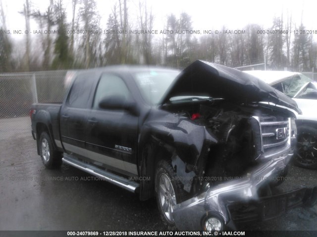 3GTP2WE72DG233333 - 2013 GMC SIERRA K1500 SLT BLACK photo 1