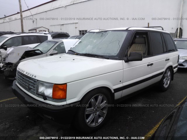 SALPV1442XA425249 - 1999 LAND ROVER RANGE ROVER 4.6 HSE LONG WHEELBASE WHITE photo 2