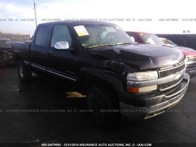 1GCHC23UX2F127780 - 2002 CHEVROLET SILVERADO C2500 HEAVY DUTY BLACK photo 1