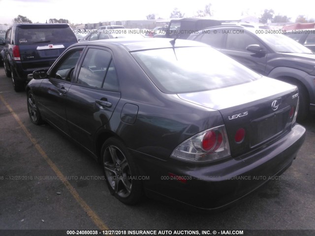 JTHBD182610010248 - 2001 LEXUS IS 300 GRAY photo 3