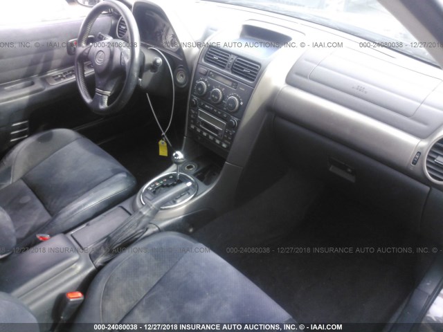 JTHBD182610010248 - 2001 LEXUS IS 300 GRAY photo 5