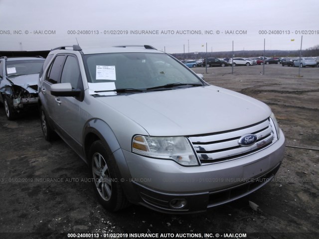 1FMDK02W98GA15513 - 2008 FORD TAURUS X SEL SILVER photo 1