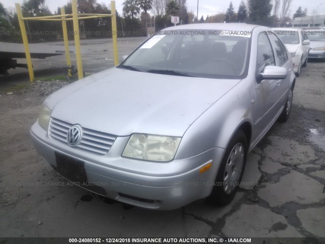 3VWRK29M91M068943 - 2001 VOLKSWAGEN JETTA GL SILVER photo 2