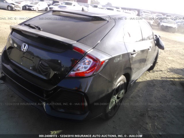 SHHFK7H72HU401317 - 2017 HONDA CIVIC EXL BLACK photo 4