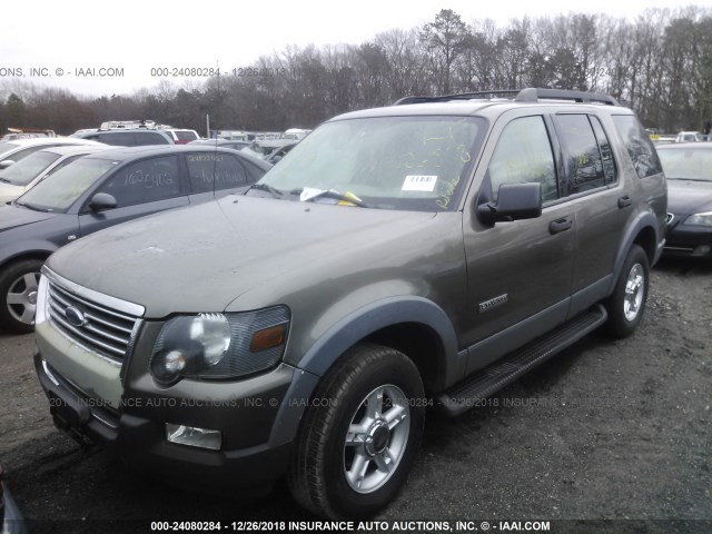 1FMEU73E76UB37959 - 2006 FORD EXPLORER XLT GOLD photo 2