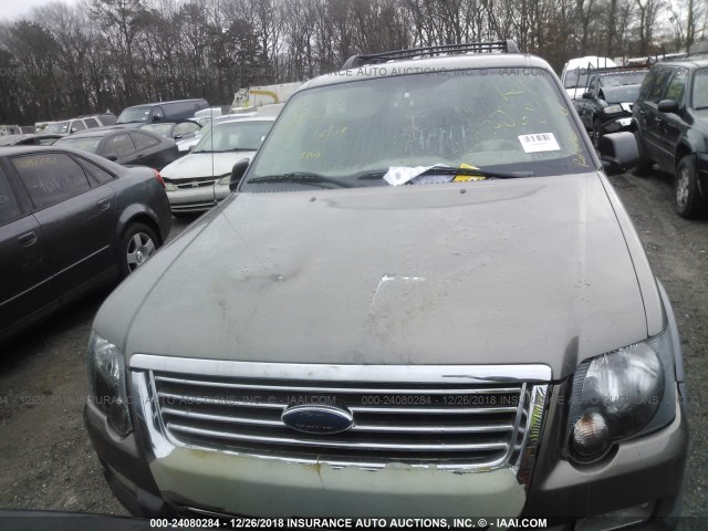 1FMEU73E76UB37959 - 2006 FORD EXPLORER XLT GOLD photo 6