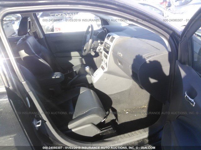 1B3HB78B59D170566 - 2009 DODGE CALIBER R/T BLACK photo 5