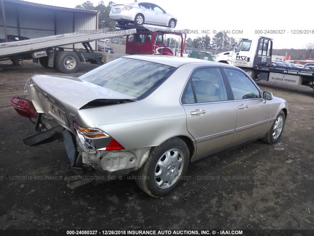 JH4KA9666YC002446 - 2000 ACURA 3.5RL GOLD photo 4