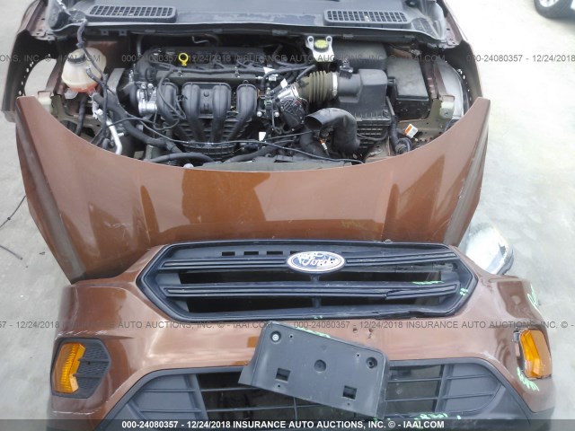 1FMCU0F7XHUC49377 - 2017 FORD ESCAPE S BROWN photo 6