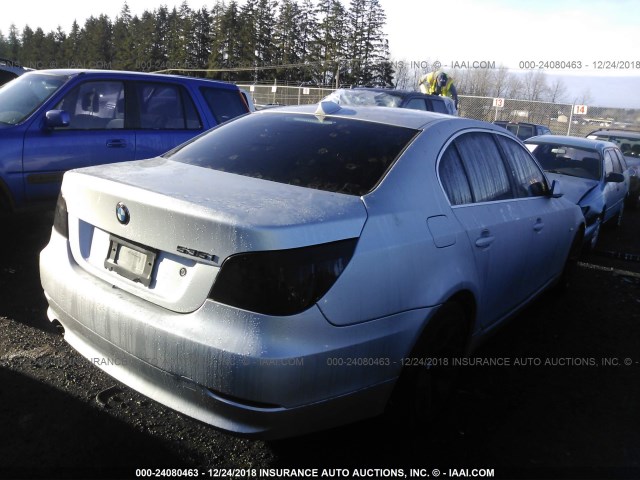 WBANW13569C162323 - 2009 BMW 535 I SILVER photo 4