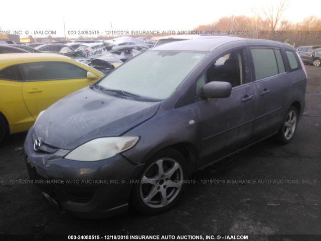 JM1CR293390336203 - 2009 MAZDA 5 GRAY photo 2