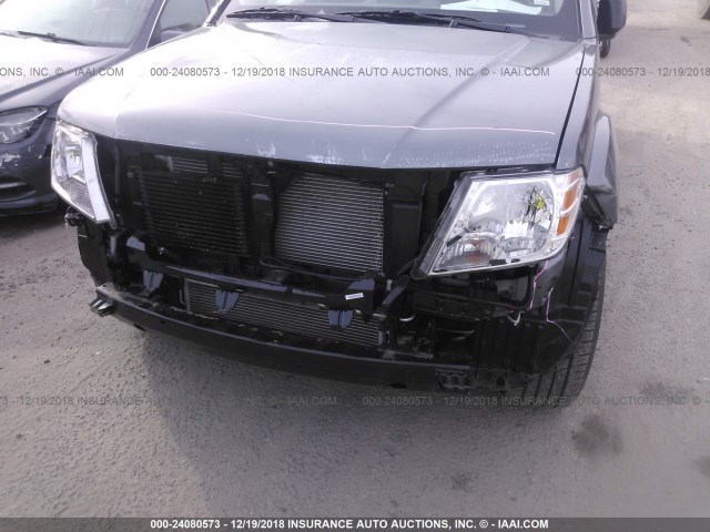 1N6AD0ER5KN709106 - 2019 NISSAN FRONTIER GRAY photo 6