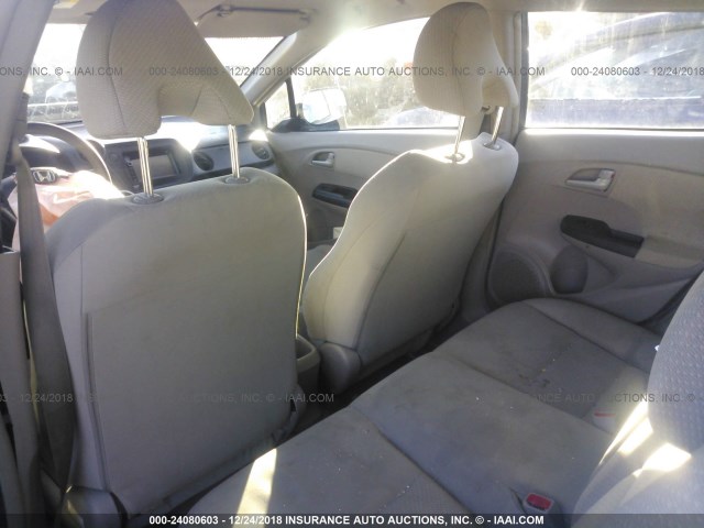 JHMZE2H32CS003928 - 2012 HONDA INSIGHT GRAY photo 8