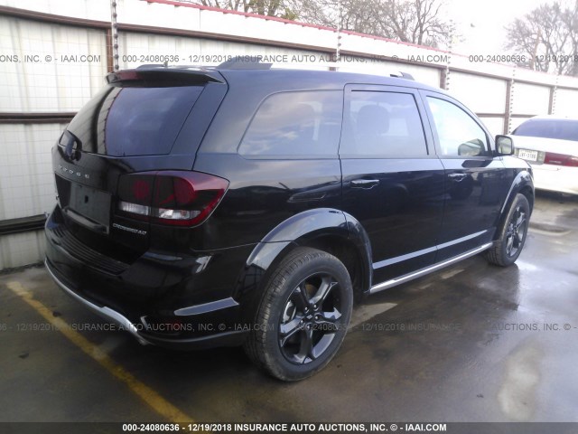 3C4PDDGGXJT386444 - 2018 DODGE JOURNEY BLACK photo 4