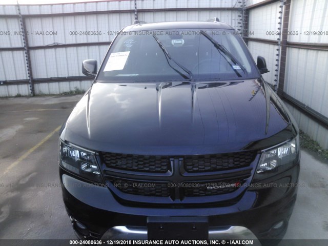 3C4PDDGGXJT386444 - 2018 DODGE JOURNEY BLACK photo 6