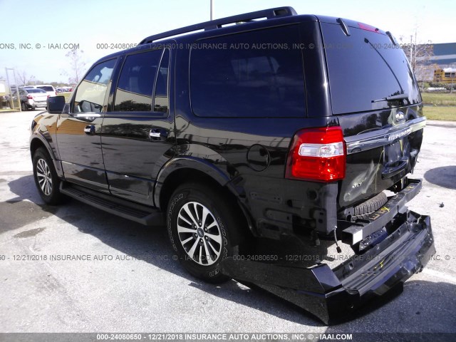 1FMJU1JTXHEA74835 - 2017 FORD EXPEDITION XLT/KING RANCH BLACK photo 3