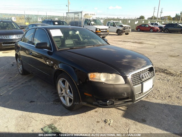 WAUAF78E46A132979 - 2006 AUDI A4 2/TURBO BLACK photo 1