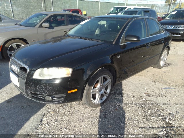 WAUAF78E46A132979 - 2006 AUDI A4 2/TURBO BLACK photo 2