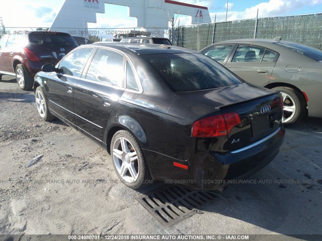 WAUAF78E46A132979 - 2006 AUDI A4 2/TURBO BLACK photo 3