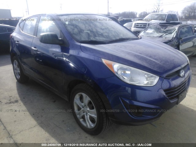 KM8JT3AB1BU120667 - 2011 HYUNDAI TUCSON BLUE photo 1