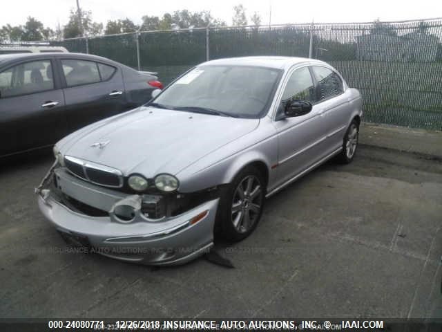 SAJEA51C63WC93398 - 2003 JAGUAR X-TYPE 3.0 SILVER photo 2