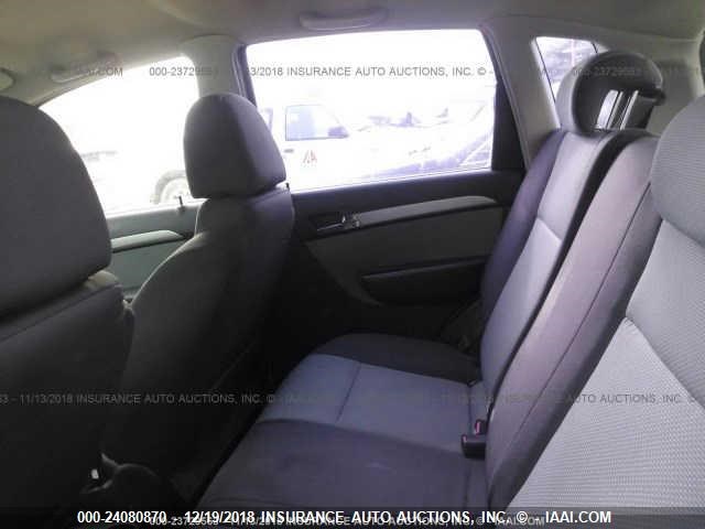 KL1TD66E69B335859 - 2009 CHEVROLET AVEO LS/LT WHITE photo 8