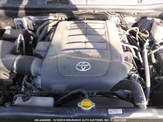 5TFDW5F19FX481301 - 2015 TOYOTA TUNDRA GRAY photo 10