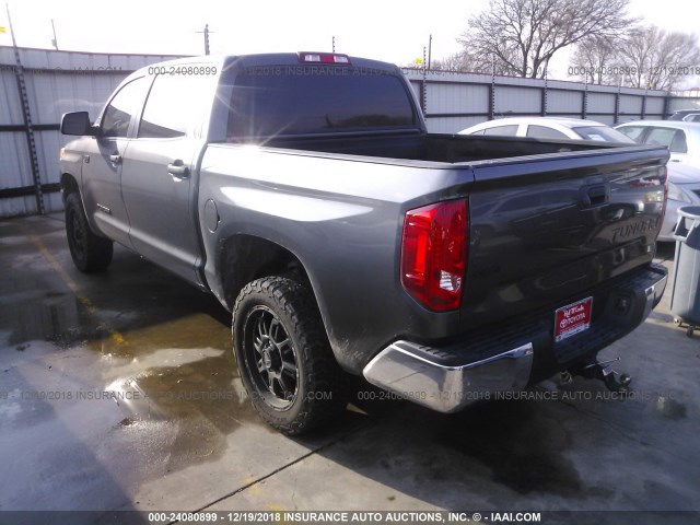 5TFDW5F19FX481301 - 2015 TOYOTA TUNDRA GRAY photo 3