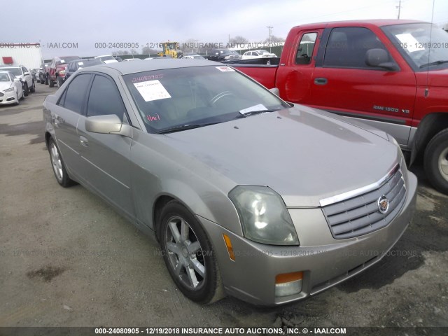 1G6DM577540127597 - 2004 CADILLAC CTS GRAY photo 1