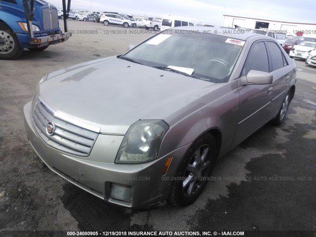 1G6DM577540127597 - 2004 CADILLAC CTS GRAY photo 2