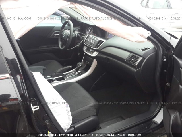 1HGCR2F32EA162523 - 2014 HONDA ACCORD BLACK photo 5