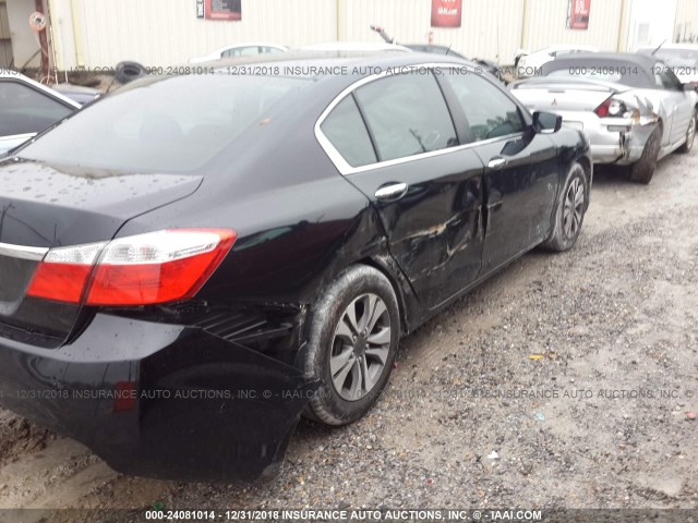 1HGCR2F32EA162523 - 2014 HONDA ACCORD BLACK photo 6