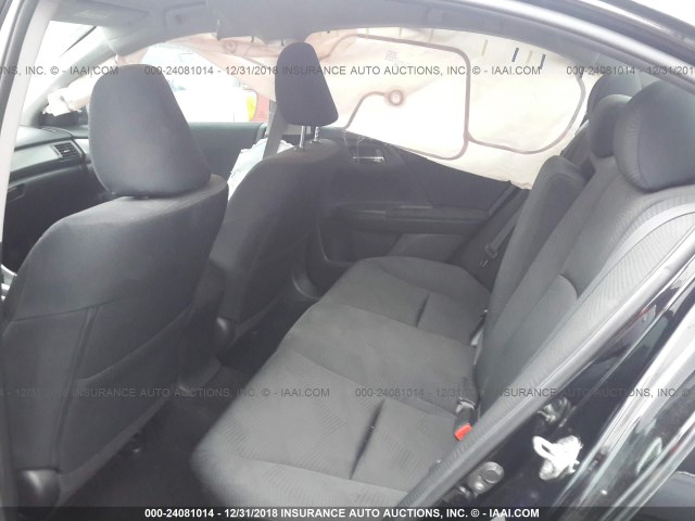 1HGCR2F32EA162523 - 2014 HONDA ACCORD BLACK photo 8