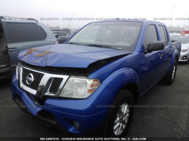 1N6AD0ER3FN711474 - 2015 NISSAN FRONTIER S/SV/SL/PRO-4X BLUE photo 2